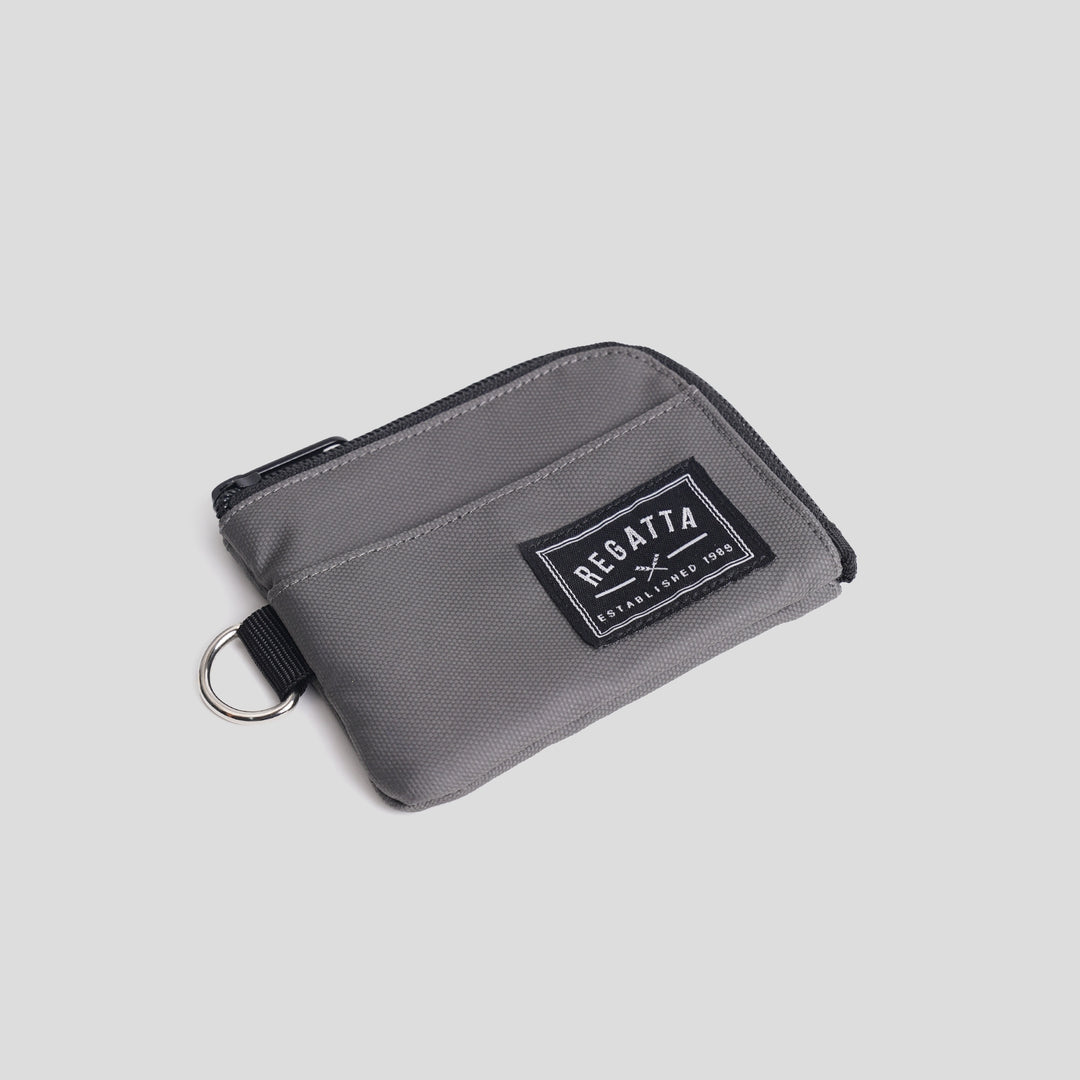 Coin Purse With Woven Label