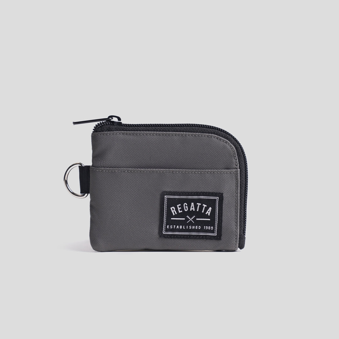 Coin Purse With Woven Label