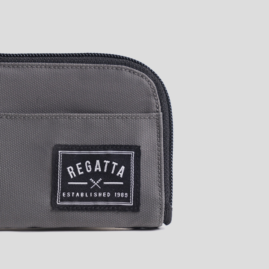 Coin Purse With Woven Label