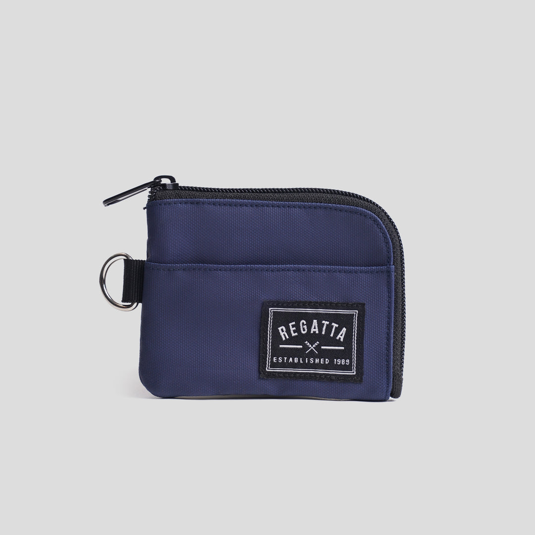 Coin Purse With Woven Label