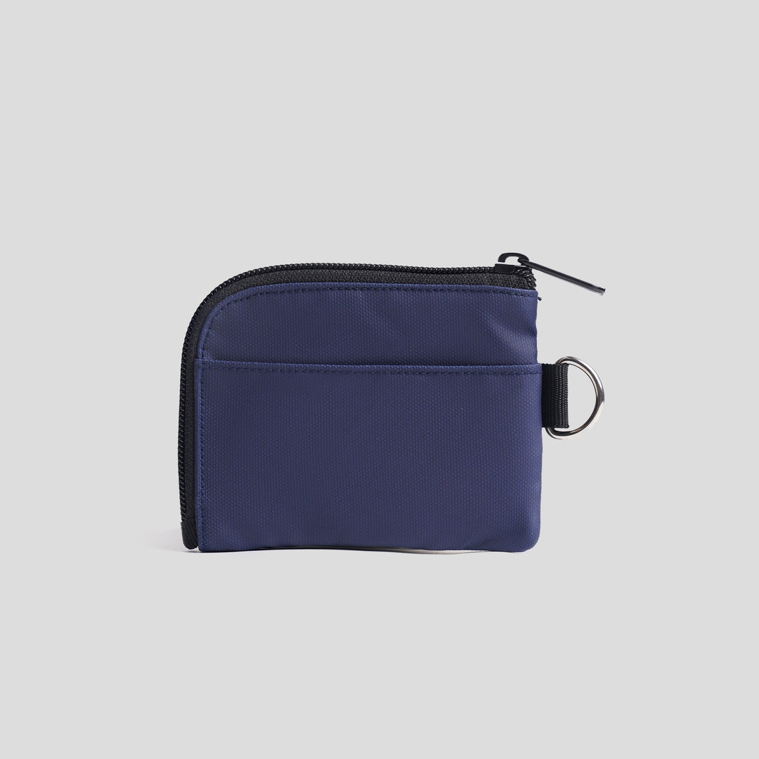 Coin Purse With Woven Label