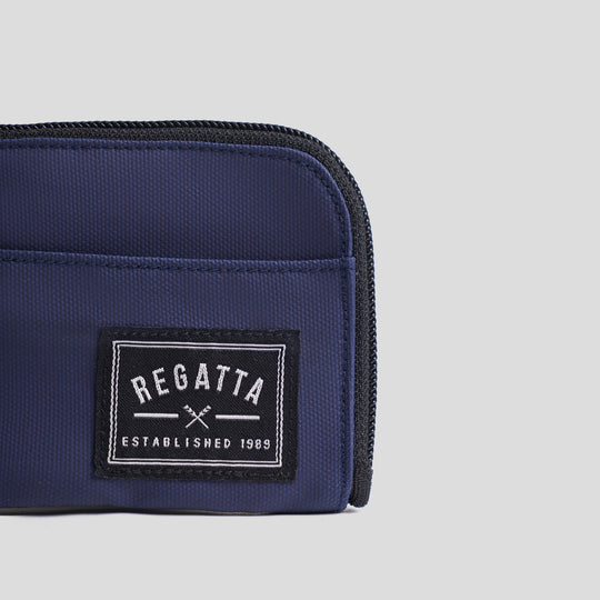 Coin Purse With Woven Label