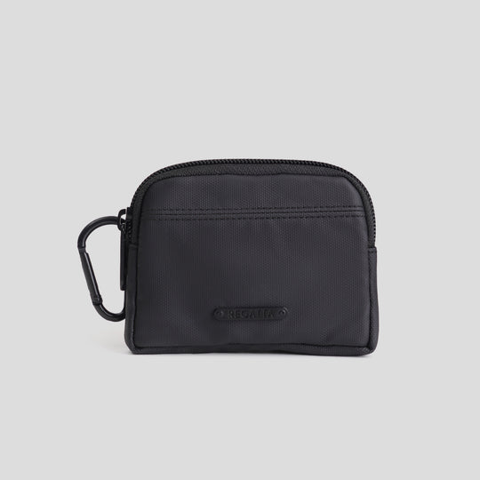 Compact Coin Purse With Carabiner