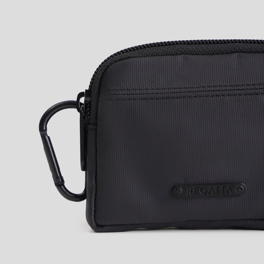 Compact Coin Purse With Carabiner