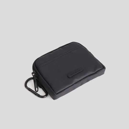Compact Coin Purse With Carabiner