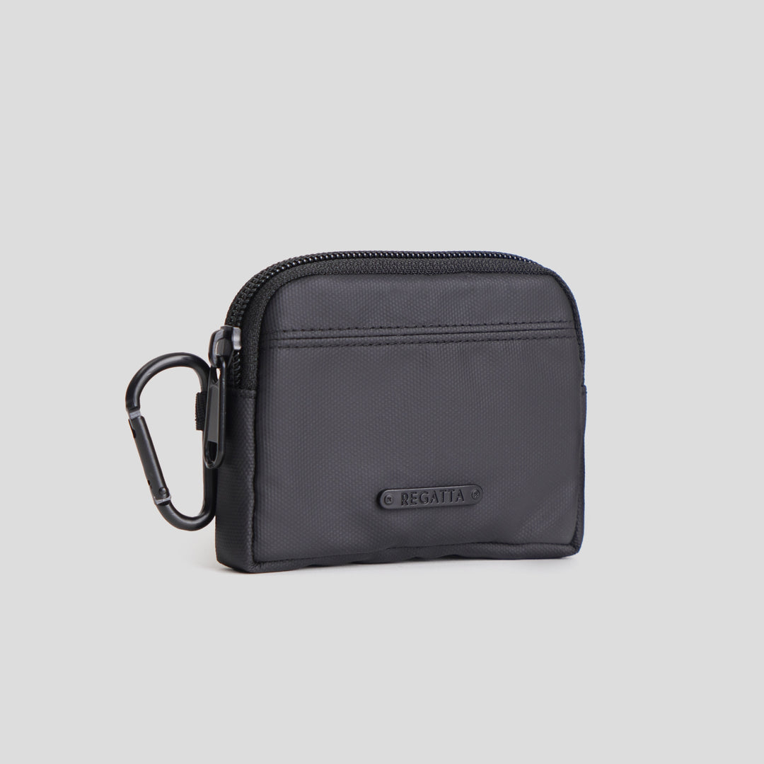 Compact Coin Purse With Carabiner