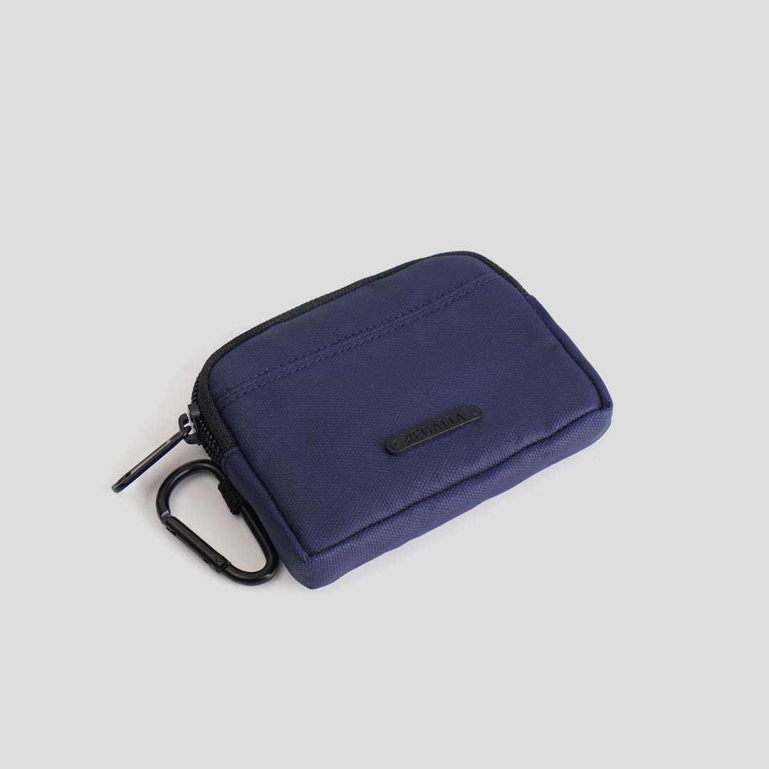Compact Coin Purse With Carabiner