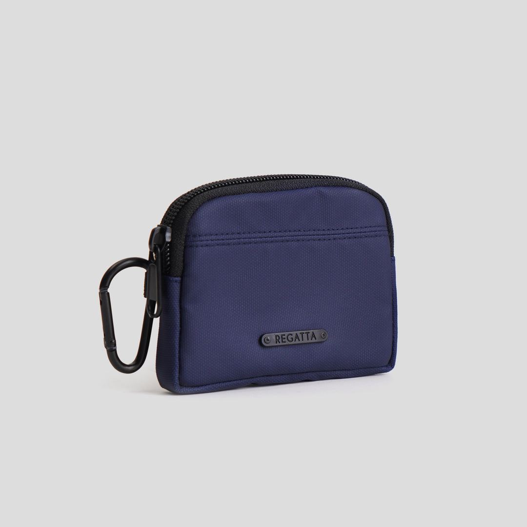 Compact Coin Purse With Carabiner