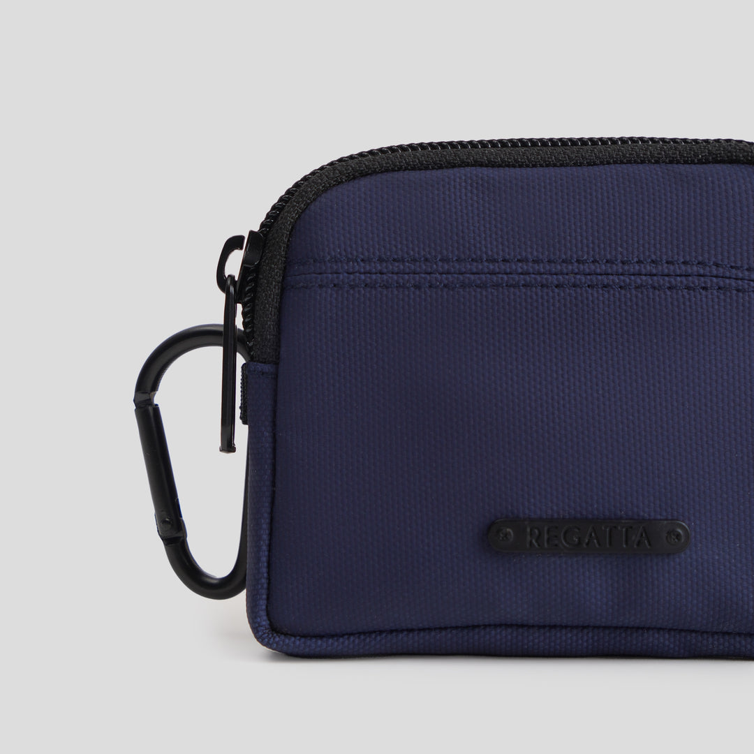 Compact Coin Purse With Carabiner