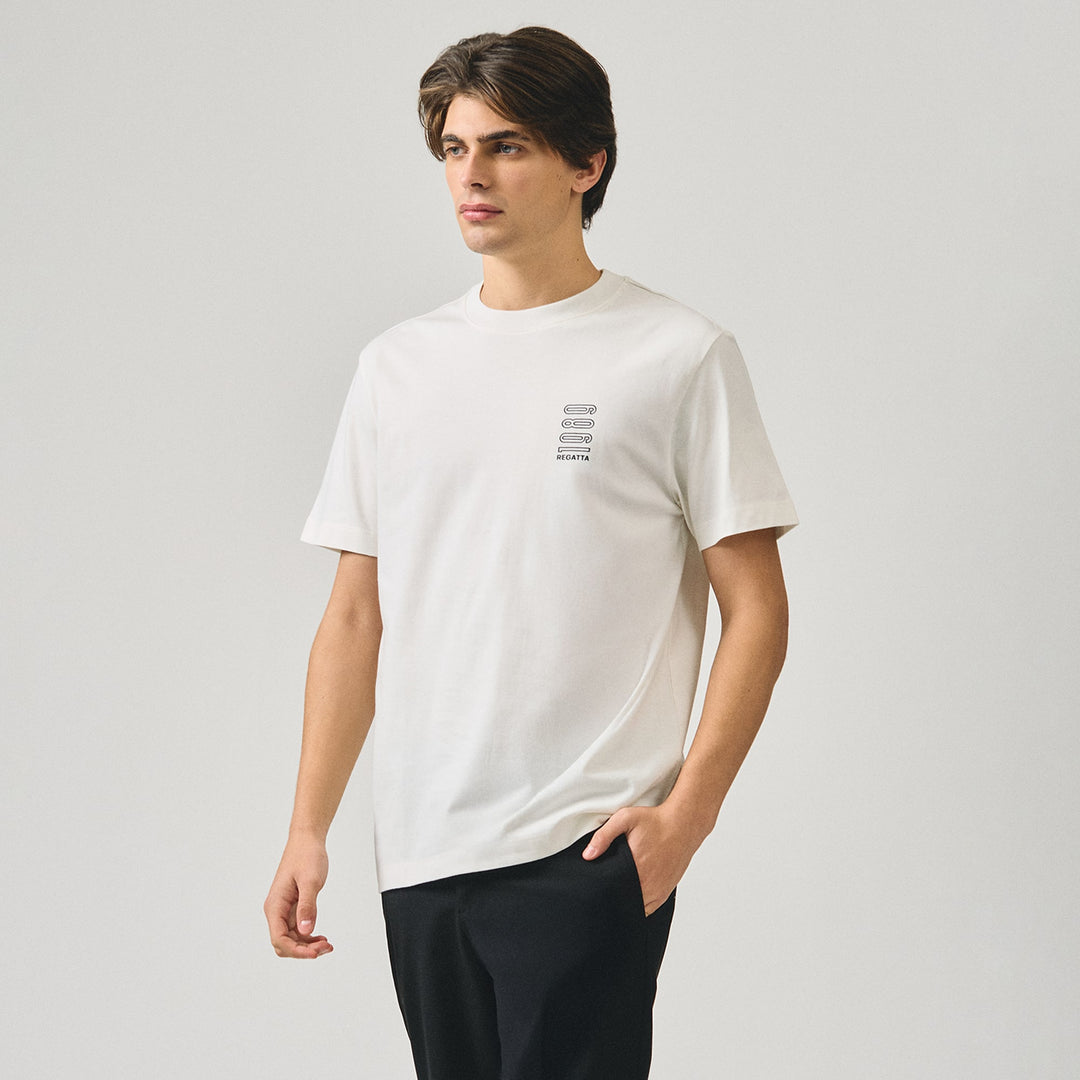 Regular Fit Flag Branding Graphic T-Shirt