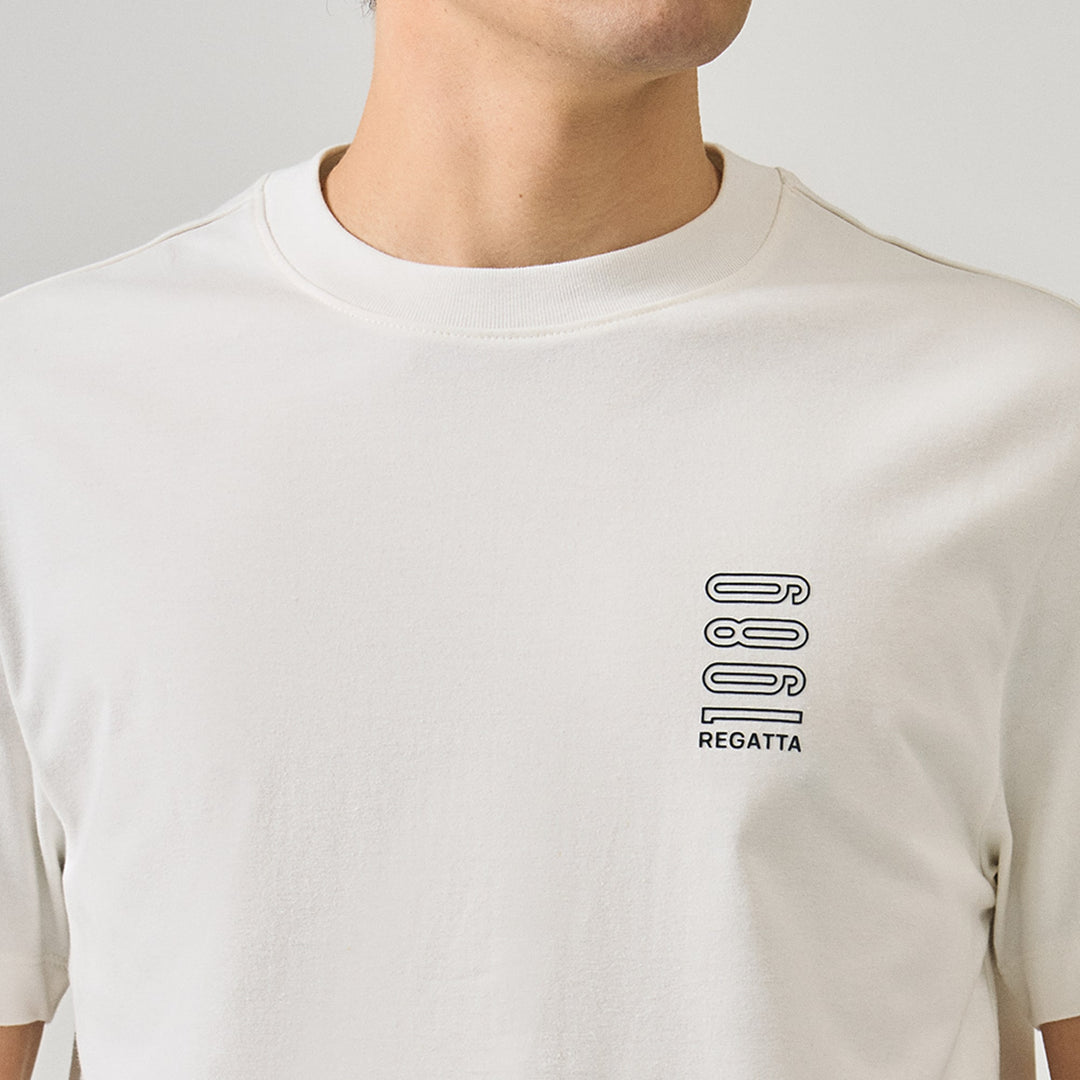 Regular Fit Flag Branding Graphic T-Shirt