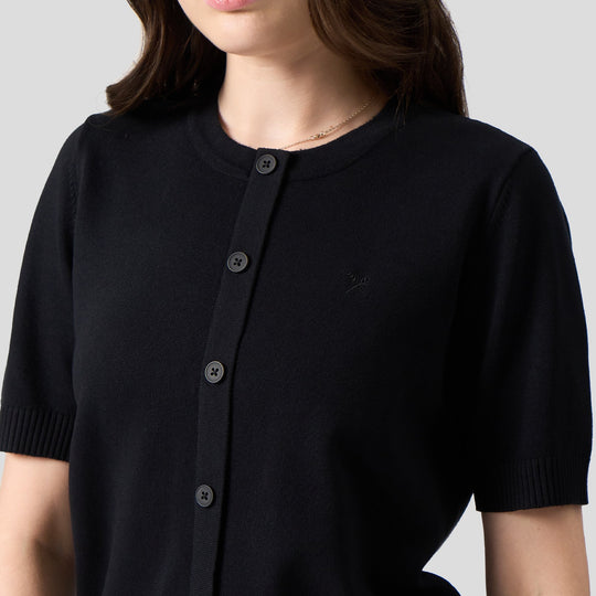Buttoned Knit Top