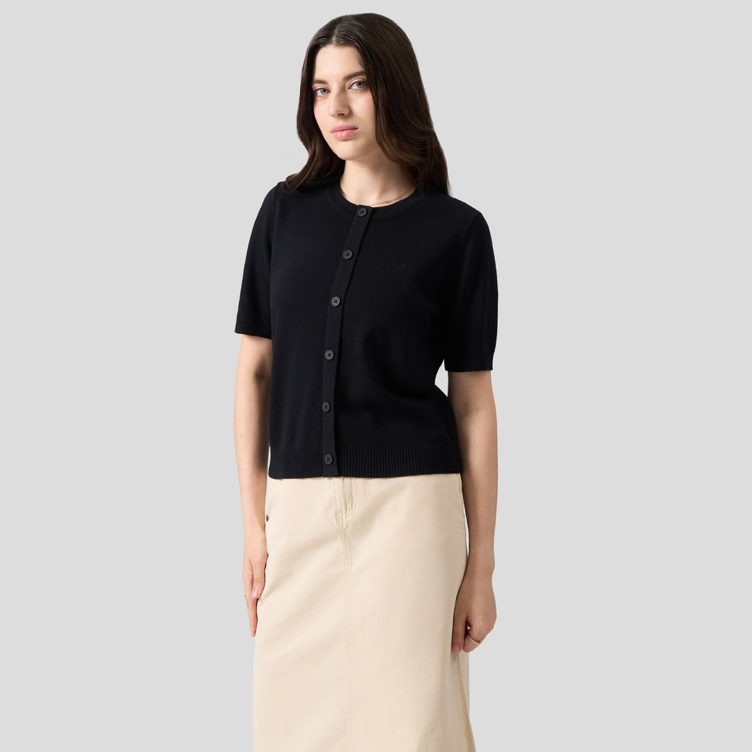 Buttoned Knit Top