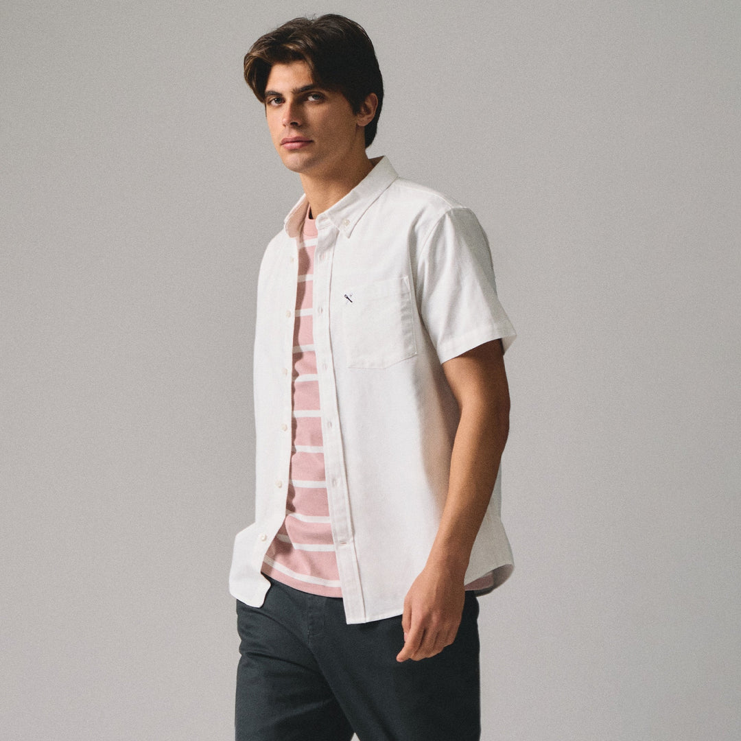 Regular Fit Basic Striped T-Shirt In  Knit Jersey