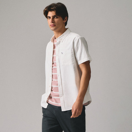 Regular Fit Basic Striped T-Shirt In  Knit Jersey