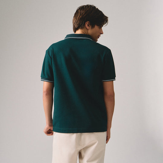 Premium Regular Fit Polo Shirt With Contrast Tipping