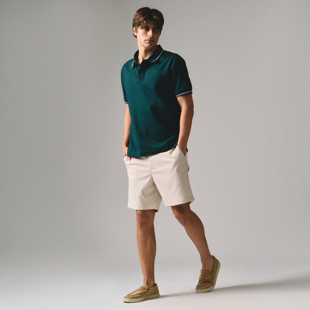 Premium Regular Fit Polo Shirt With Contrast Tipping