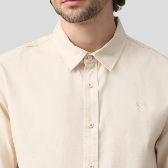 Regular Fit Short Sleeves Linen Shirt