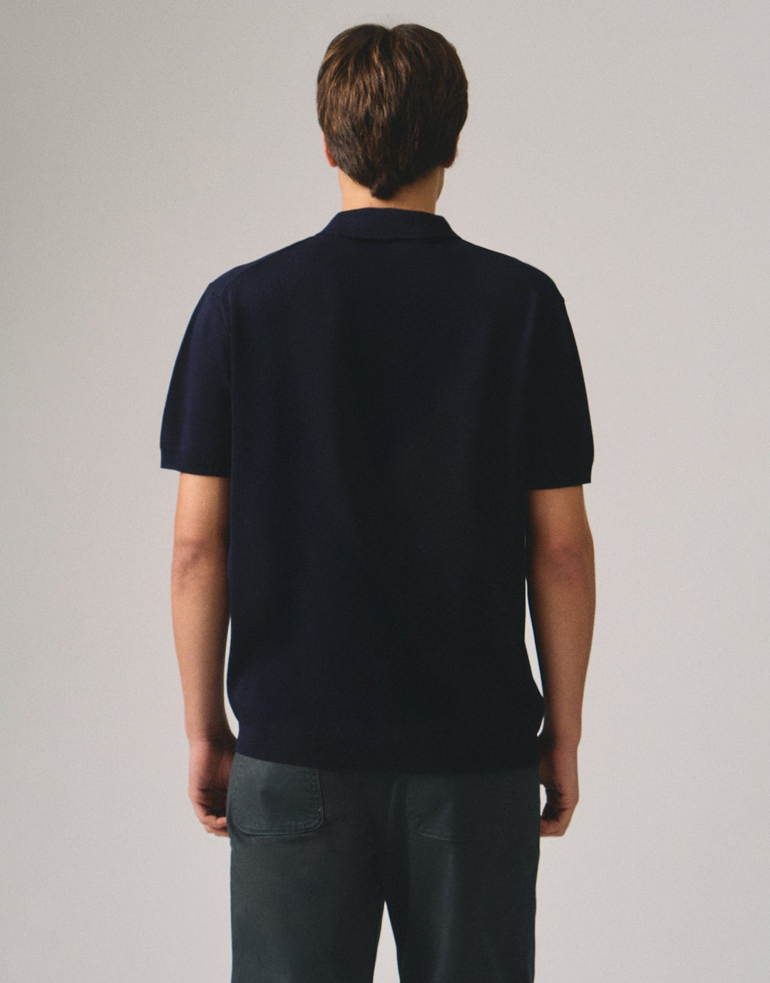 Regular Fit Premium Polo Shirt In Flat Knit