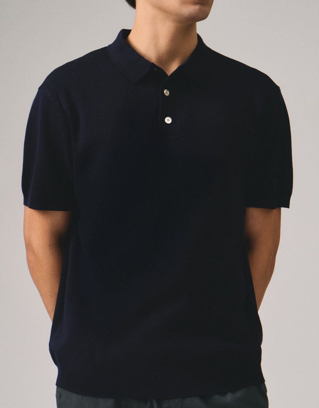 Regular Fit Premium Polo Shirt In Flat Knit