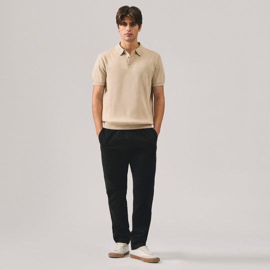 Regular Fit Premium Polo Shirt In Flat Knit