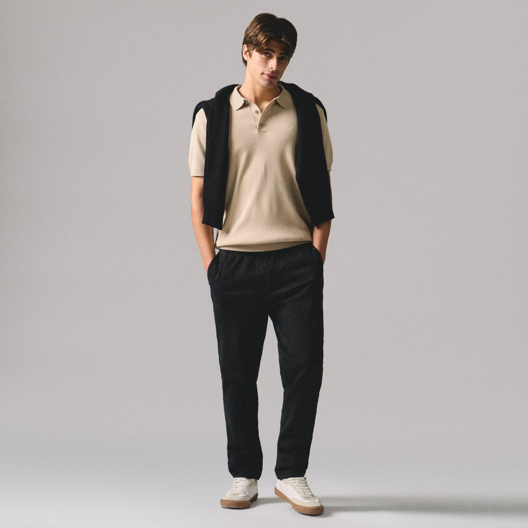 Regular Fit Premium Polo Shirt In Flat Knit