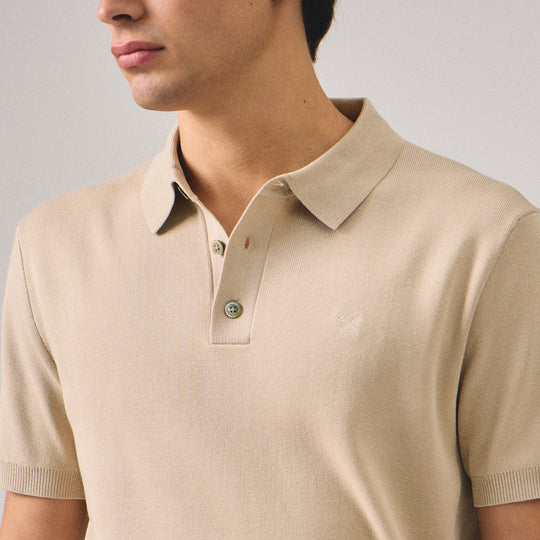 Regular Fit Premium Polo Shirt In Flat Knit