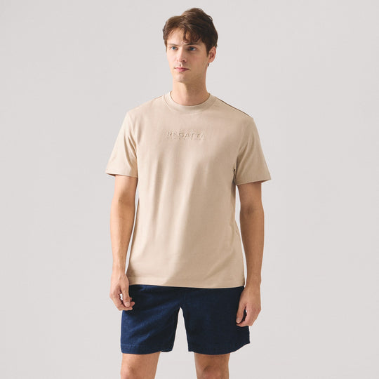 Regular Fit Tonal Branding T-Shirt