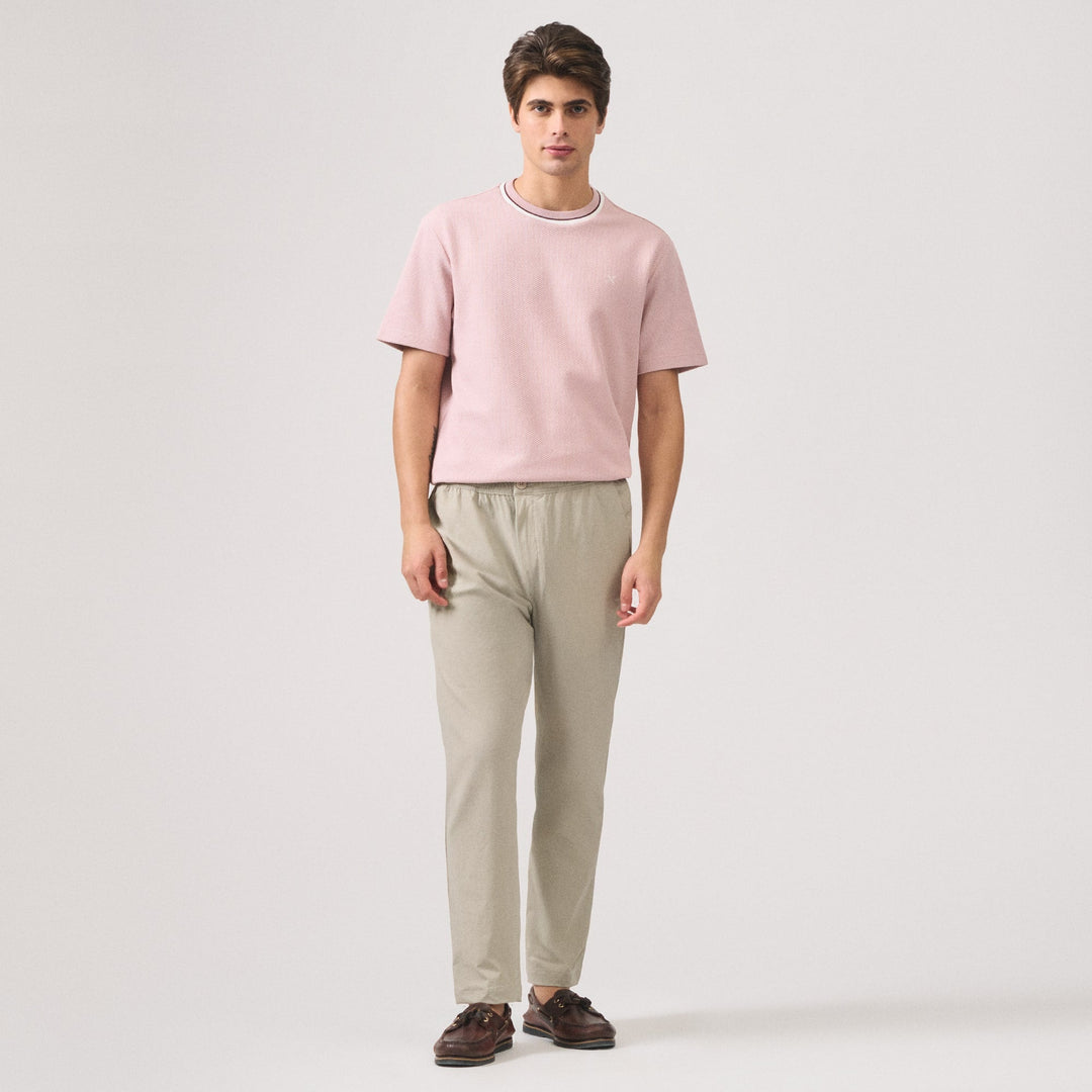 Slim Fit Nylon Trousers