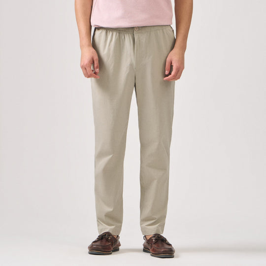 Slim Fit Nylon Trousers