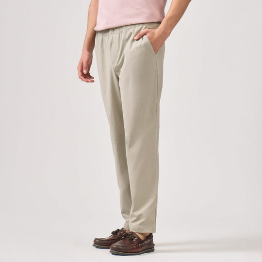 Slim Fit Nylon Trousers