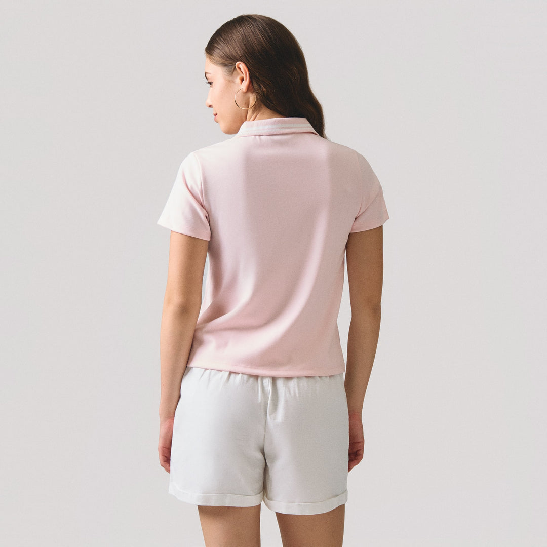 V-Placket With Tipping Polo