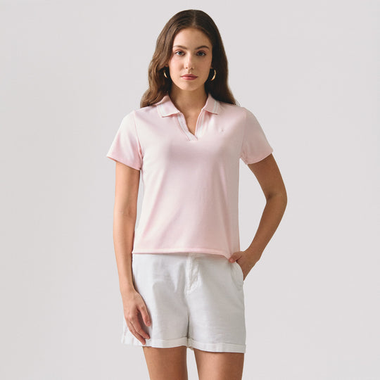 V-Placket With Tipping Polo
