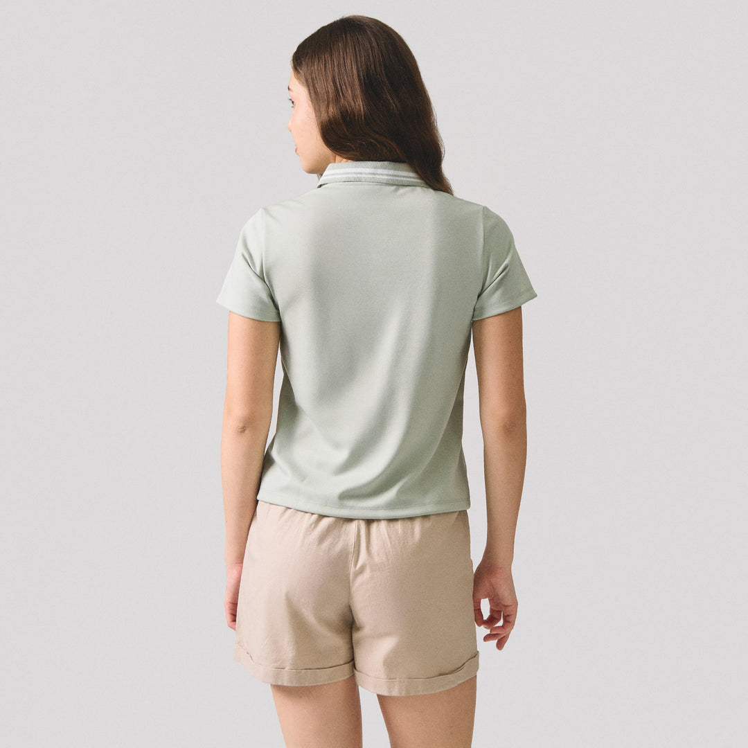 V-Placket With Tipping Polo