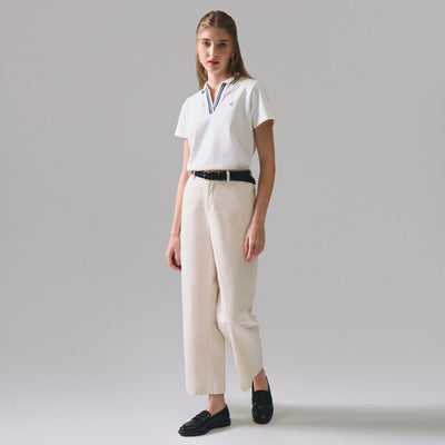 V-Placket With Tipping Polo