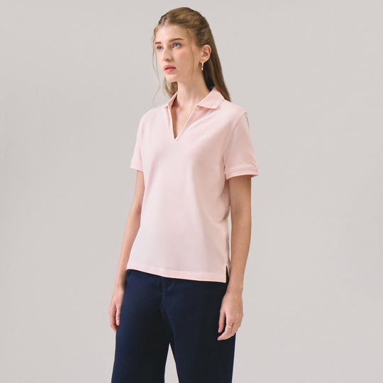 V-Neck Polo Pique