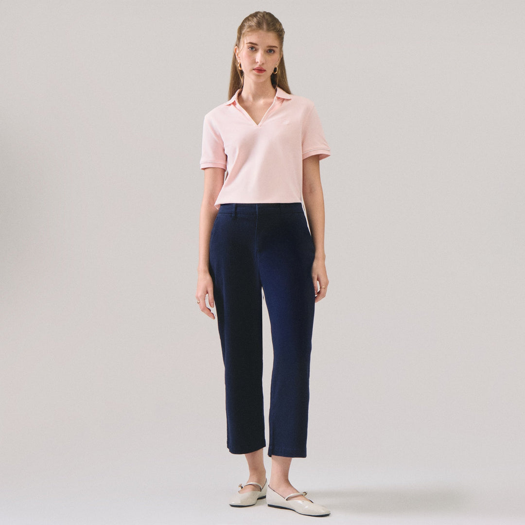 V-Neck Polo Pique