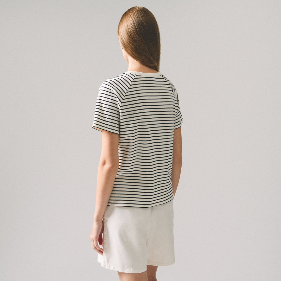 Raglan Striped T-Shirt