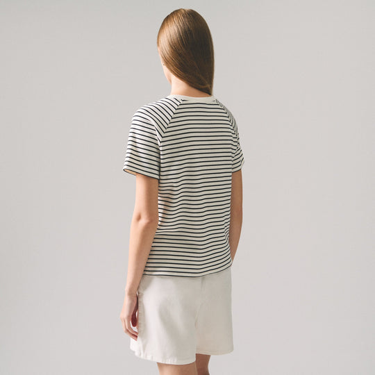 Raglan Striped T-Shirt