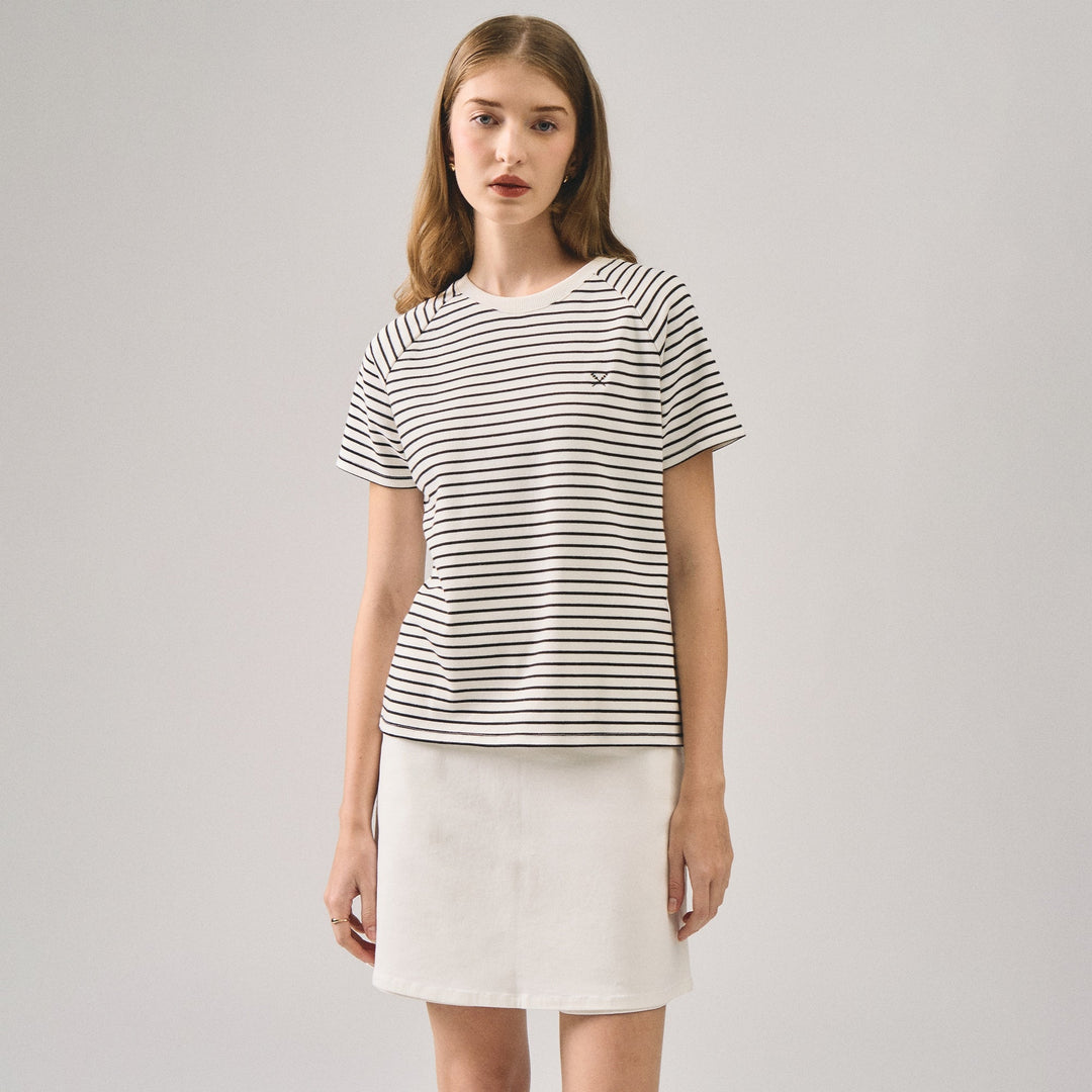 Raglan Striped T-Shirt