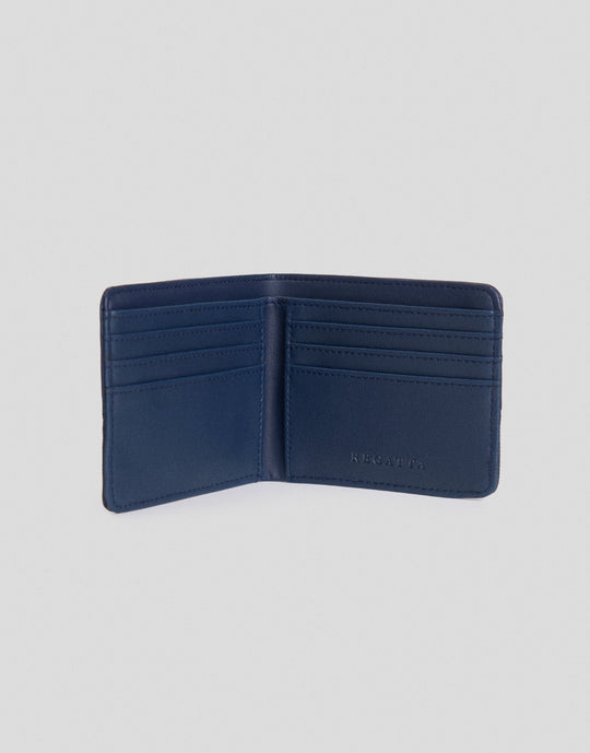 Bi-Fold Wallet With Metal Oar