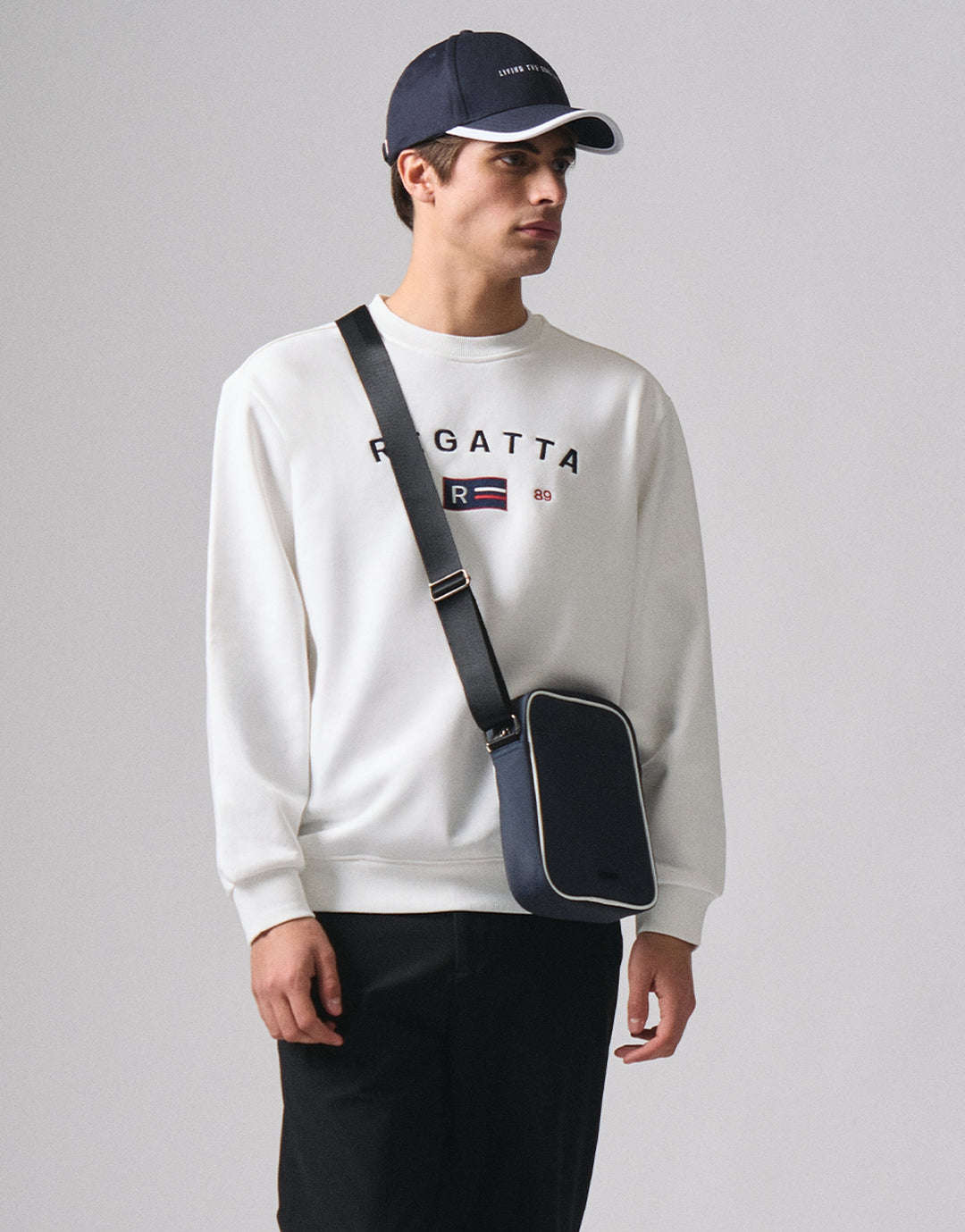 Crossbody Bag With Piping
