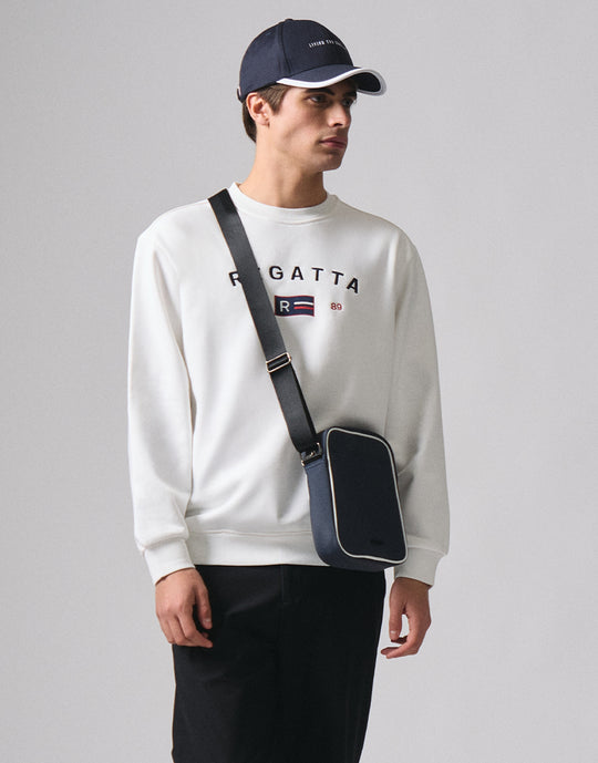 Crossbody Bag With Piping