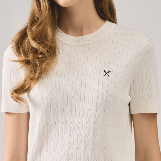 Cable Knit Top