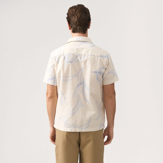 Regular Fit Printed Linen Shirt