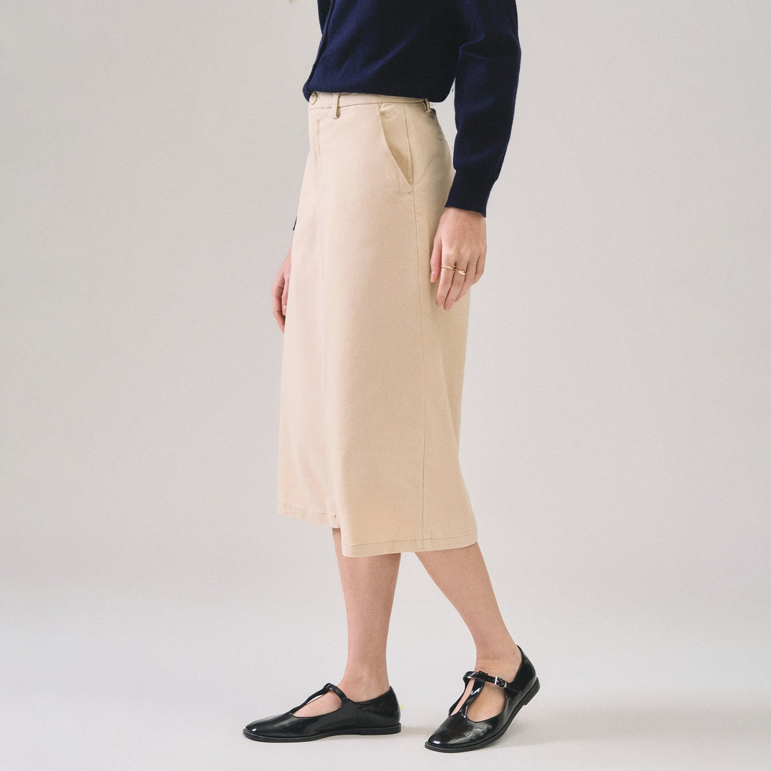 Twill Culottes Trousers