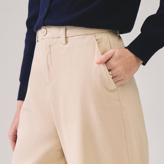 Twill Culottes Trousers