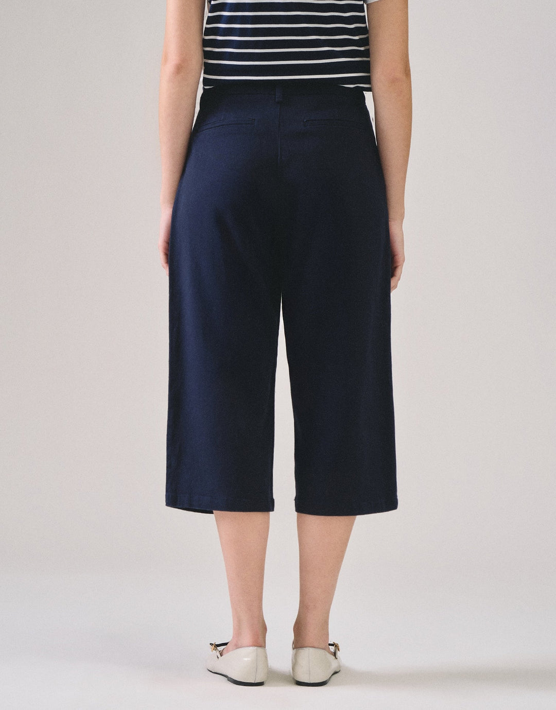 Twill Culottes Trousers