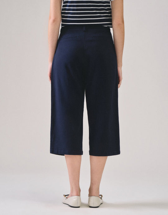 Twill Culottes Trousers