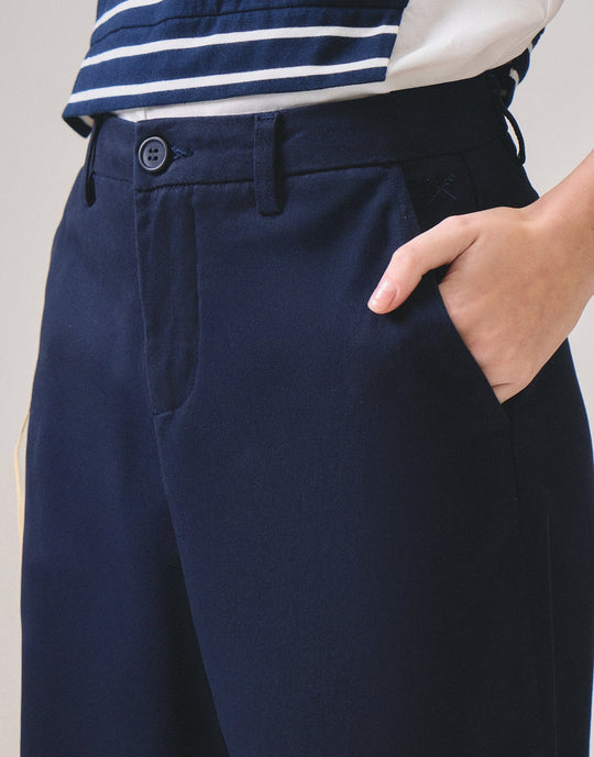 Twill Culottes Trousers
